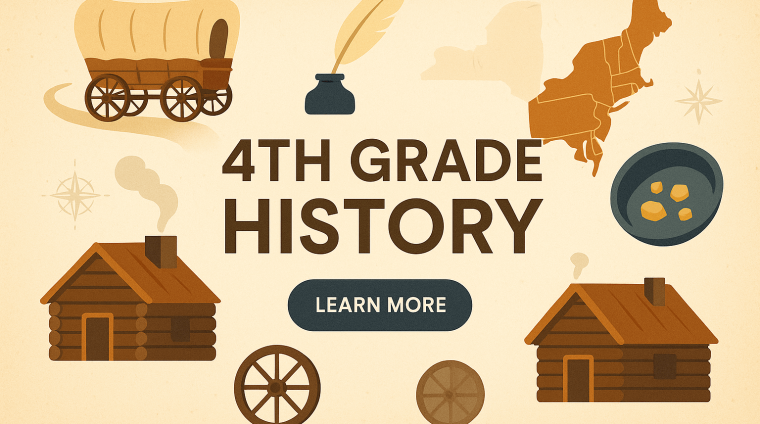 4th grade History class banner