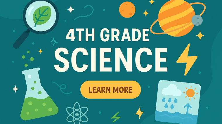 4th grade science class banner