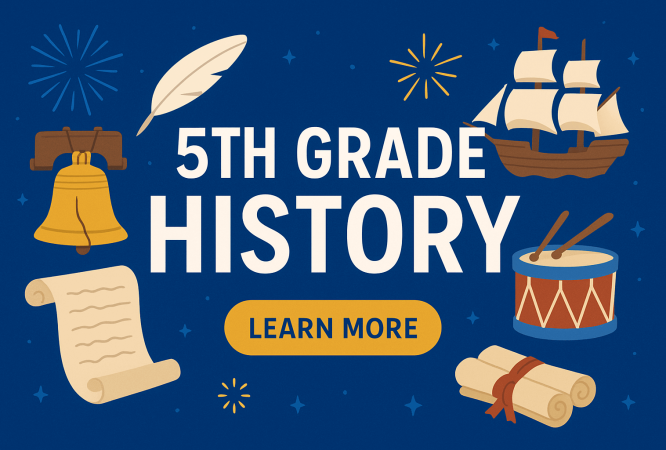 5th grade History class banner