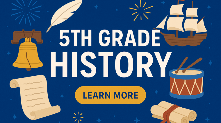 5th grade History class banner
