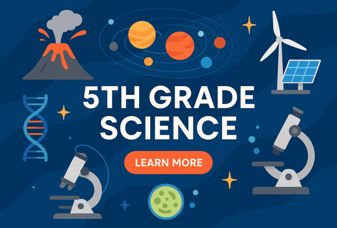 5th grade science class banner