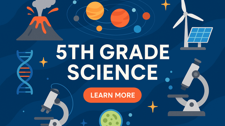 5th grade science class banner