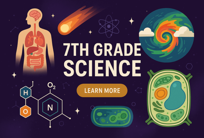 7th grade science class banner