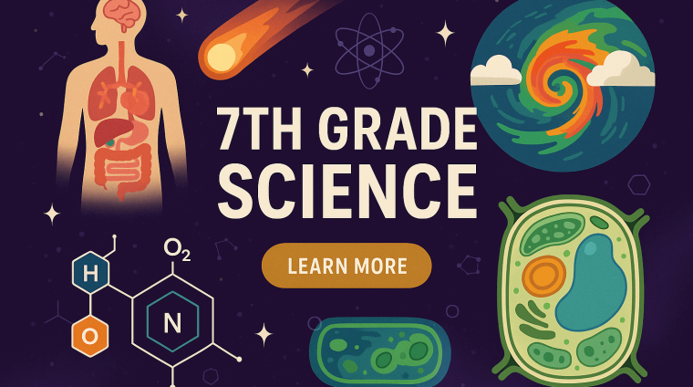 7th grade science class banner