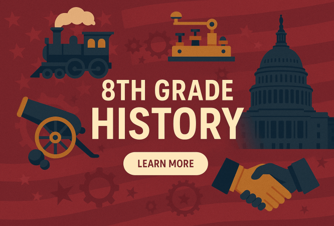 8th grade History class banner