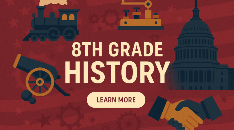 8th grade History class banner