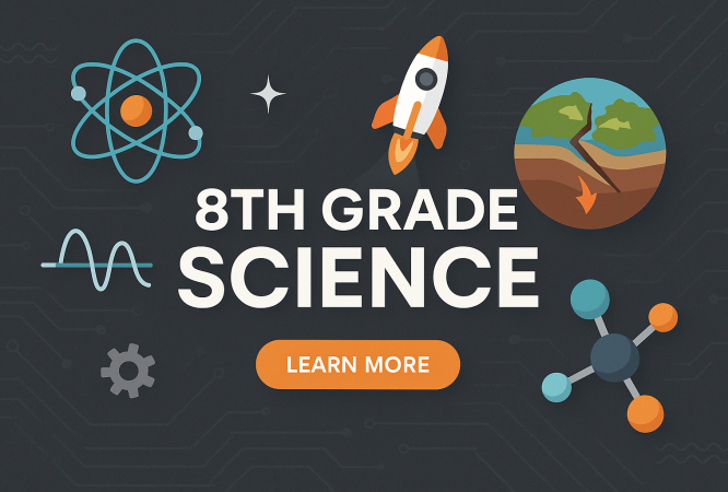 8th grade science class banner