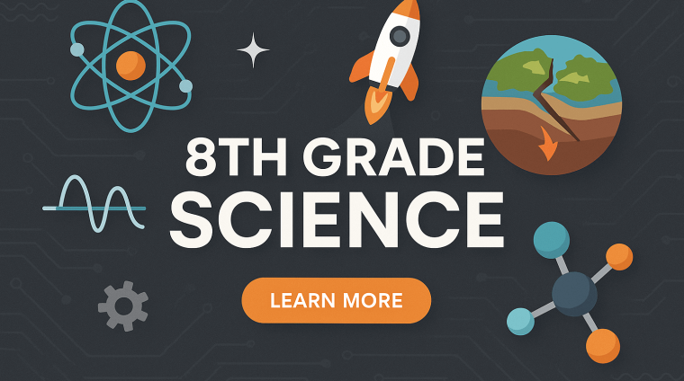 8th grade science class banner