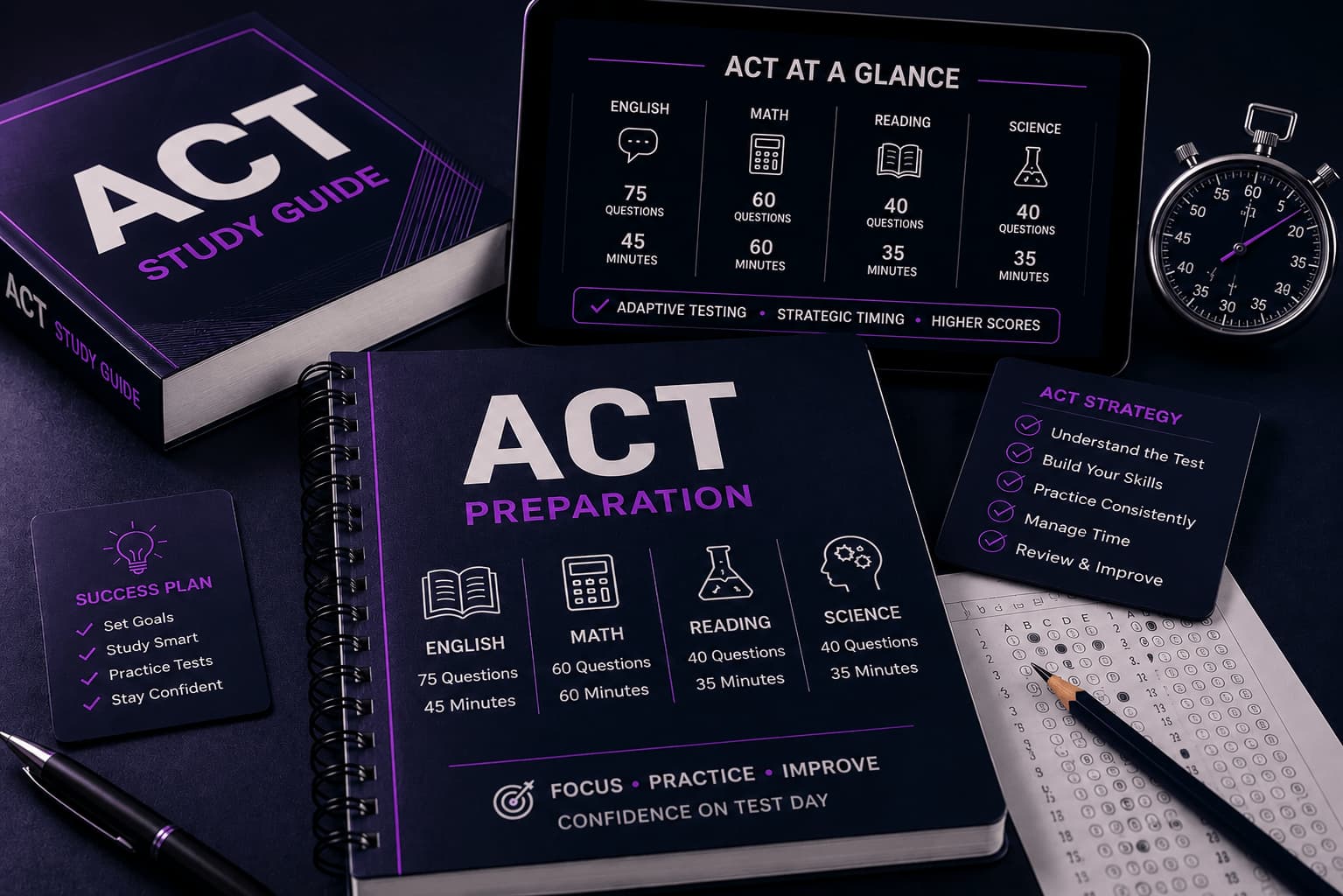 ACT preparation study materials